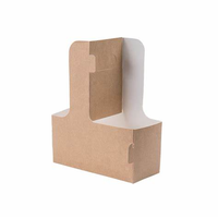 Porte-gobelet personnalisé en papier kraft recyclé de qualité alimentaire, avec logo personnalisé, pour boissons énergisantes, café, thé, eau minérale