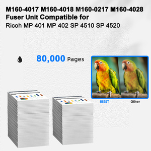 Unidad de Fusión Compatible IBEST para <span class=keywords><strong>Ricoh</strong></span> <span class=keywords><strong>MP</strong></span> 401 <span class=keywords><strong>402</strong></span> SP 4510, Compatible con <span class=keywords><strong>Ricoh</strong></span> M160-4017 M160-4018 M160-0217 M160-4028, Ensamblaje de Fusión - Product Image 2