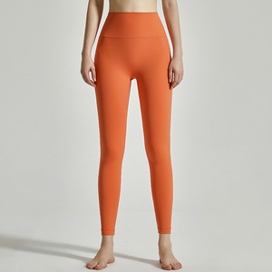 Pantalones de Yoga para mujer de cintura 2025, ropa de Fitness ajustada para exteriores con bolsillos, mallas de sensación desnuda de otoño al por mayor - Product Image 6