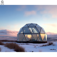 Tenda Dome 2 Personnes Poly Par Pentagone Yourte Portable Tente Intérieur Gonflable Pour Événements Maison Préfabriquée