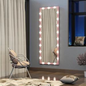 Miroir pleine longueur moderne pour la décoration intérieure, avec lampe rétro, miroir de maquillage, cadre personnalisé, verre, spots LED multifonctionnels, pour usage domestique - Product Image 4