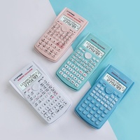 Calculatrice scientifique portable puissante avec calendrier, affichage ABS 10+2 chiffres pour les examens de mathématiques du collège et du lycée