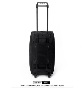 Customizable Logo Travel Bag Large Capacity Waterproof <strong>Light</strong> <strong>Suitcase</strong> 2 Wheels Pull Rod Fashionable Letter Portable <strong>Light</strong> <strong>Weight</strong> - Product Image 6