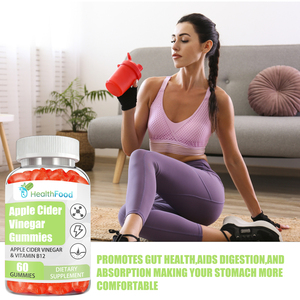 factory Wholesale Apple Cider Vinegar Gummies With Vitamin B12 Dietary <b>Supplement</b> For Digestive Health Suppo - Product Image 6