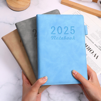 2025 Cahier à sangle à couverture rigide personnalisé A5 avec couverture en cuir