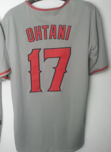 Nouveauté - Maillots de baseball cousus de haute qualité pour hommes Los Angeles - 27 <span class=keywords><strong>Mike</strong></span> <span class=keywords><strong>Trout</strong></span>, 6 Anthony Rendon, 17 Shohei Ohtani - Product Image 3