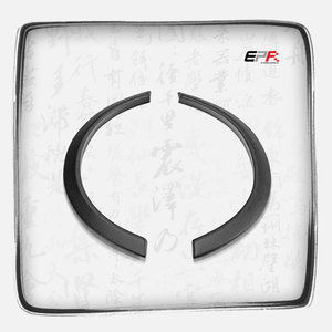 Premium ABS Plastic Rear Fender Cover <b>Set</b> NIS Type For Nissan Skyline R33 BCNR33 GTR Rear wheel arch Matt Black <b>Paint</b> Finish - Product Image 1