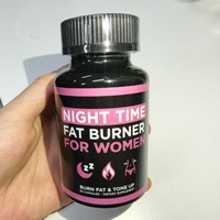 Capsules de perte de poids nocturnes à base de plantes pour femmes, avec du café vert et du haricot blanc pour le soutien