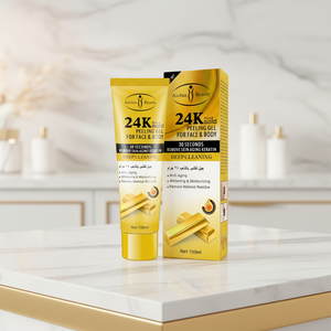 Exfoliante Corporal de Oro de 24K Personalizado, Exfoliante Natural Hidratante para el Rostro, Producto para el Cuidado de la Piel de Uso Diario - Product Image 1