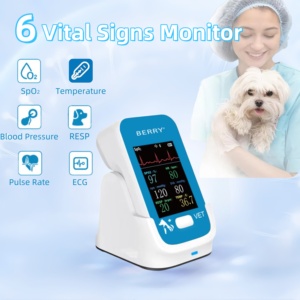 Không dây có thể sạc lại thú y cụ chính xác Huyết áp Monitor Pulse đo oxy cho Chó 6 Vital Signs ứng dụng miễn phí cho - Product Image 2