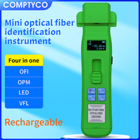 COMPTYCO AUA-C607/C605 Mini Detektor Serat Optik Isi Ulang dengan Fungsi 4-in-1 Pengidentifikasi Serat Optik SM MM