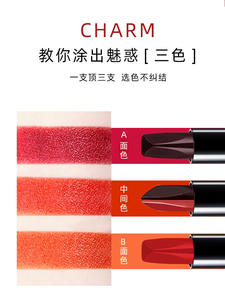MZV <span class=keywords><strong>3</strong></span> Kleuren in 1 Multifunctionele Lipstick Groothandel Waterbestendig Langdurig Hooggepigmenteerde Hydraterende Matte Lipstick - Product Image 4