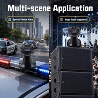 Soway TW-T3 Speaker Klakson Mobil Profesional Berkinerja Tinggi 900W Tweeter 4 Ohm Struktur Magnet Klakson Bullet Driver 12V Aluminium