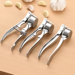 Garlic Press Manual Stainless Steel <b>Kitchen</b> Tool Garlic Mincer Squeezer Herb Spice Tools - Product Image 1