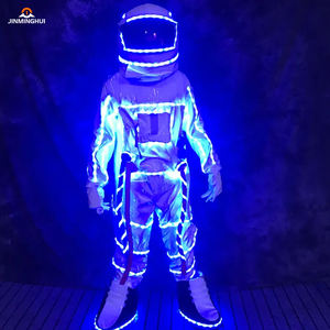 Costume de robot LED Offre Spéciale avec gants laser pour le club de remise des diplômes Halloween et Cosplay avec des vêtements et des costumes spatiaux - Product Image 2