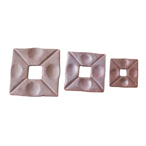 Trung Quốc Nhà Máy Giá Thấp Thép 4x4 hàng rào bài cơ sở rèn sắt lan can Bộ Phận Cơ sở cho ống - Product Image 1