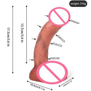 Pene Artificial, Palo <span class=keywords><strong>de</strong></span> Masturbación Manual, Dildo Curvo para Mujeres, 376g <span class=keywords><strong>de</strong></span> Peso, <span class=keywords><strong>Juguetes</strong></span> Sexuales para Parejas, Productos Eróticos para Adultos - Product Image 2