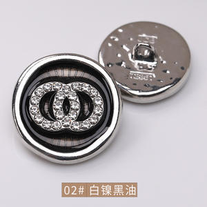 Haute qualité métal mode diamant couture métal élégant boutons pour vêtements et accessoires - Product Image 3