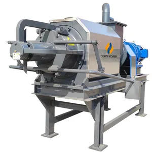 Máquina de limpeza de esterco de vaca de alta qualidade fabricada na China/Equipamento de desidratação de esterco animal/Separador sólido-líquido
