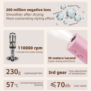 High Power Pet Föhn Nek Waterblazer 38 M/s Wind Snelheid Stille Nekband Verstelbare Hond <span class=keywords><strong>Cat</strong></span> Quick Föhn Met Eu Plug - Product Image 3