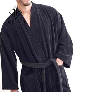 2024 OEM <b>Mens</b> Custom Design Logo Bathrobe Cotton High Quality Luxury <b>Towel</b> Hotel Bathrobe Winter - Product Image 4