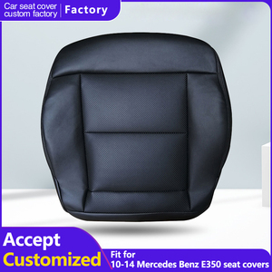 Housses de siège avant Housse de siège de voiture PU de remplacement pour Mercedes-Benz E350 E550 2010-2014 - Product Image 2