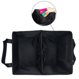 Car Trunk Organizer Foldable Nylon Storage Basket With Multiple Compartments For Vehicle Use - Product Image 3