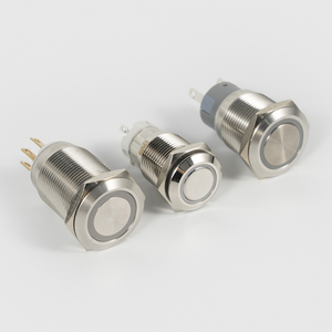 Interrupteur momentané métallique IP65 de 12 mm, 16 mm, 19 mm, 22 mm, 25 mm pour unité de machine agitateur - Product Image 2