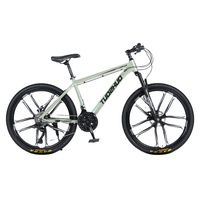 Classic 24/26-Inch Adult Mountain Bike with Front Suspension and Magnesium One-Piece Rim Design
