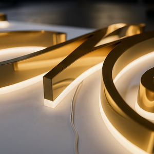 Vitrine boda señalización 3D aluminio canal bloque tarjeta cartón <span class=keywords><strong>Capital</strong></span> construido retroiluminado letras negocios signos al aire libre - Product Image 1