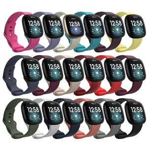 Nuovo cinturino in TPU di alta qualità per Fitbit Versa 3/Sense 2 bracciale morbido e traspirante per cinturino impermeabile Versa 3