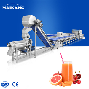 Línea de Producción de Jugo de Frutas a Gran Escala, Equipo Completo de Lavado, Extracción de Jugo y Concentración para Frutas Frescas y Congeladas - Product Image 1