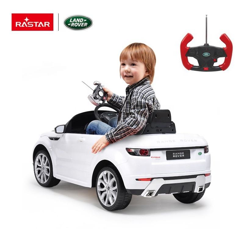 Rastar Land Rover Evoque Ride on elektrik anak-anak sasis berkendara baterai mobil mainan plastik untuk berkendara untuk anak-anak uniseks 3 sampai 8 tahun