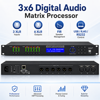 Système d'équipement sonore de scène professionnel TC306, processeur audio numérique DSP professionnel