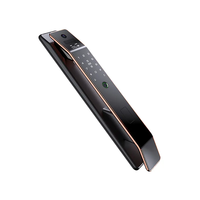 Cerradura Inteligente 3D de Alta Seguridad TOPTEQ US8, Reconocimiento Facial 3D, Tarjeta de Memoria RFID, Nube, Wi-Fi, para Aleación de Aluminio, Acero y Madera