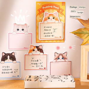 Notas Adhesivas Pequeñas con Diseño de Gatos para Estudiantes - Mensajes Escritos a Mano con Reverso Adhesivo - Organización para Oficina y Escuela - Product Image 4