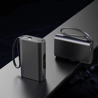 Kit de batterie externe portable DIY compact en alliage d'aluminium à charge rapide 10 000 mAh 22,5 W avec batterie 21700 pour mobile