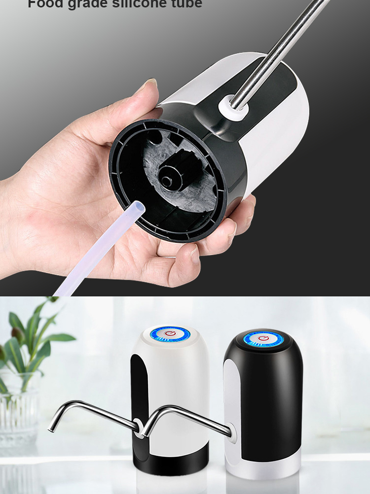 5V 4W Smart Water Bottle Pump Dispenser Rechargeable for outdoors