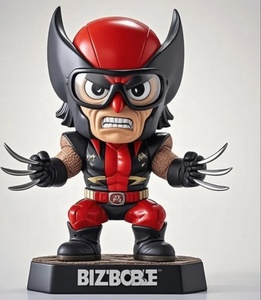 Bizbbler Wolverine bobblehead-Handmade nhựa gật đầu hình, ngạc nhiên lấy cảm hứng từ sưu tập đồ chơi - Product Image 2