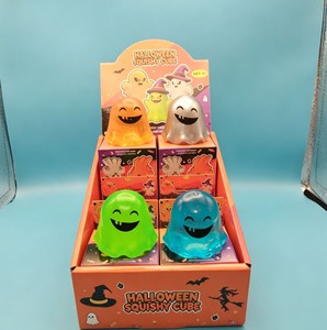 New Halloween Luminous Ghost Squishy <b>Toy</b> Maltose Stress Relief Slow Rebound Squeeze <b>Fidget</b> <b>Toy</b> - Product Image 2
