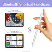 Stylet optique à attraction magnétique avec rechargement sans fil et rejet de la paume pour iPad (Métal et Plastique)