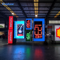 Publicité Boîte à Lumière Extérieure Panneau D'affichage Grande Taille Fabriqué En Chine Usine Extérieure Personnalisée Led Illuminer La Lumière Pylône Signe