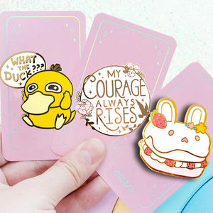 Broches à revers en métal en émail doux, accessoires d'émail personnalisés, avec logo personnalisable, fabriqué en chine, lot de pièces - Product Image 4