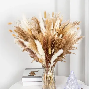 Bouquet Naturale di Fiori Secchi Soffici, Erba della Pampa Decorativa per Vasi, Erba <span class=keywords><strong>Pampas</strong></span> Essiccata all'Ingrosso - Product Image 1