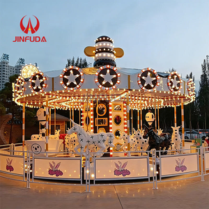 Carrusel de Navidad para Parques de Atracciones en China, Decoración de Carrusel, Juegos de Parque para Niños, Carrusel de Caballos para Niños - Product Image 3