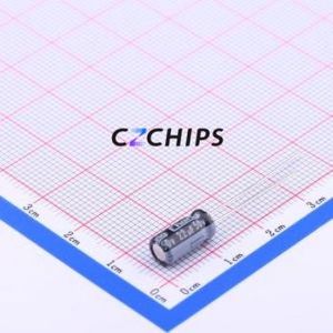 Condensador Electrolítico de Aluminio de Montaje Pasante GF1H220MC110A00CV016, Componente de Montaje Pasante THT, D5xL11mm 22uF 20% 50V 2mm - Product Image 1