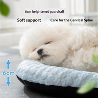 Lit pour animaux de compagnie en forme de nuage 3D rafraîchissant printemps-été OEM/ODM pour chiens et chats, respirant et facile à nettoyer, pour petits chiens