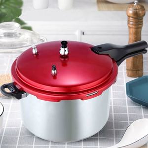 <span class=keywords><strong>Olla</strong></span> a Presión Ecológica de Aluminio de 4.0 <span class=keywords><strong>Litros</strong></span>, Tamaño Pequeño, Compatible con Inducción, con Tapa Roja - Product Image 4