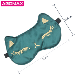 Antifaz de Seda Satinada Promocional con Relleno de Esponja Suave, Bloquea la Luz - Product Image 2