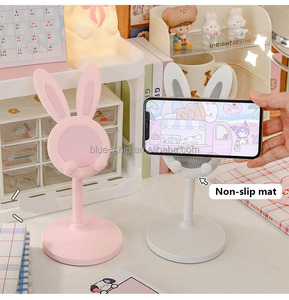 Màu Hồng Đa Chức Năng Nhiều Nhựa Điện Thoại Di Động Máy Tính Để Bàn Video Nhựa New Arrival Xách Tay Điện Thoại Di Động Hiển Thị Đứng Chủ - Product Image 3